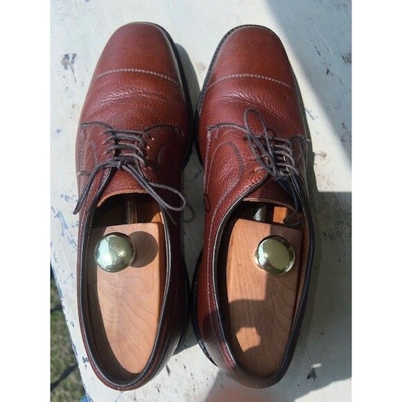 ALLEN EDMONDS BECKER MEN’S CAPTOE OXFORD LEATHER SHOES SIZE 11.5D main image 11